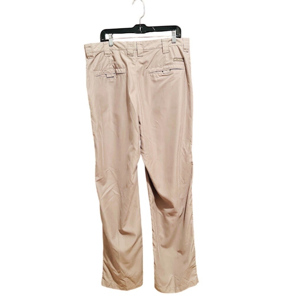 Columbia Men's Khaki Pants 36x34 Beige Straight Leg Outdoor Hiking Travel